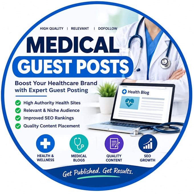 publish guest post on high da medical and health sites