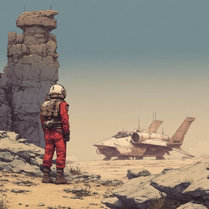 sci fi illustration and sci fi art
