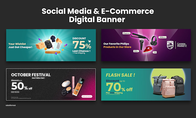 design professional ecommerce ad banners