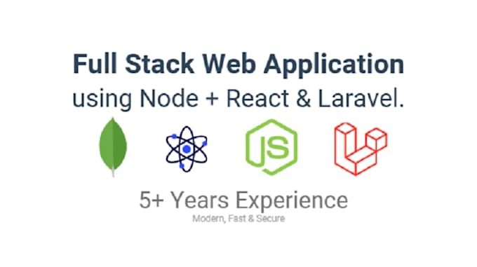 create modern web app using laravel react or mern stack