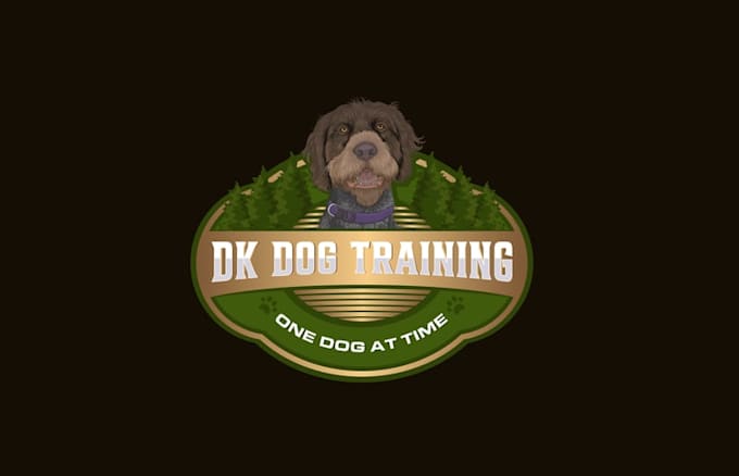 design unique dog training logo