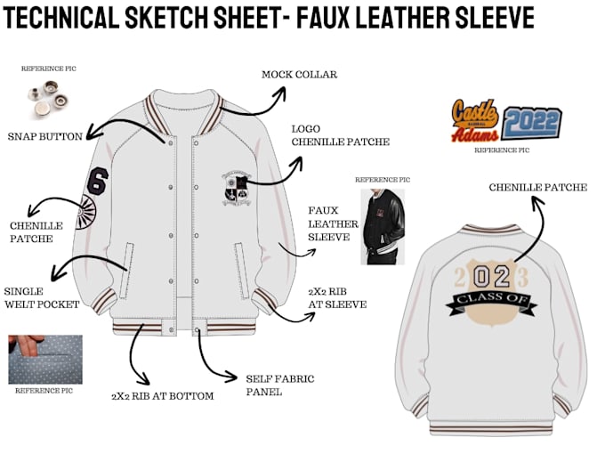 make fashion techpack and technical flat sketch
