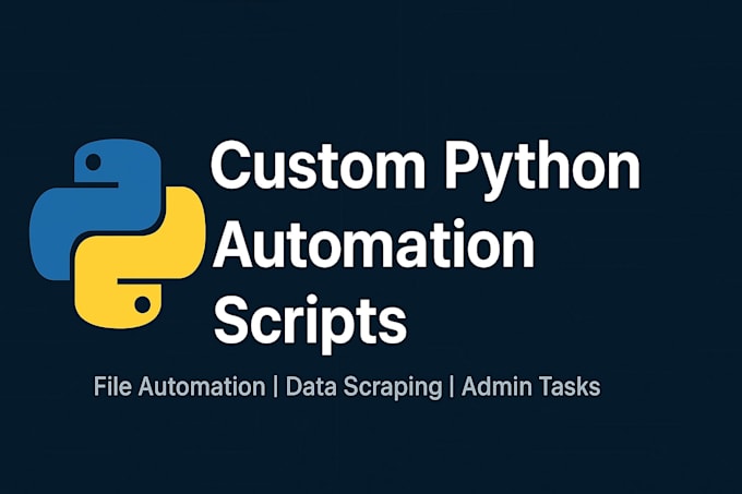 automate your tasks with a custom python script