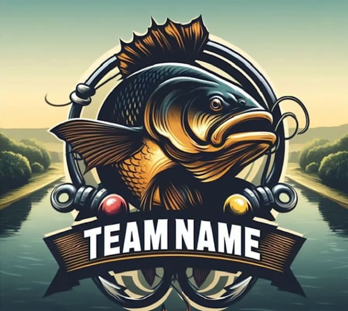 do modern fish food logo design