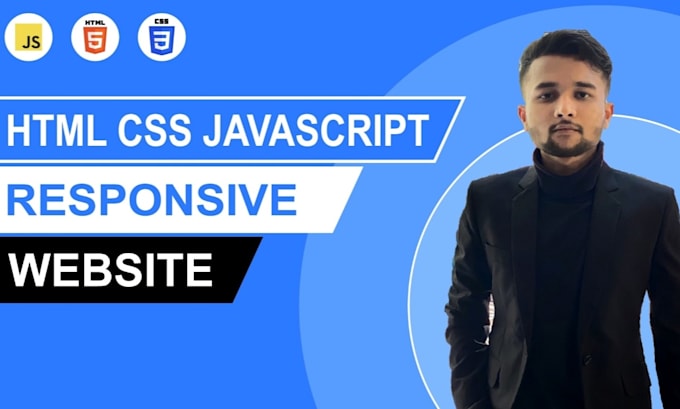 Create a responsive website using html, css, and javascript by Shafaex ...