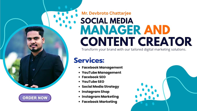 be your social media manager and content creator