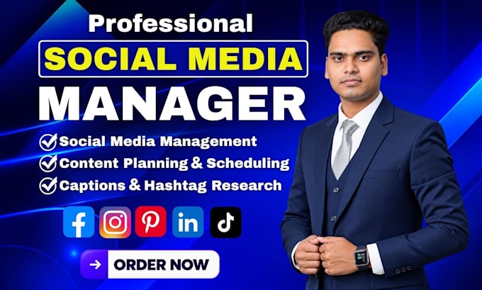 be your professional social media marketing manager and content creator