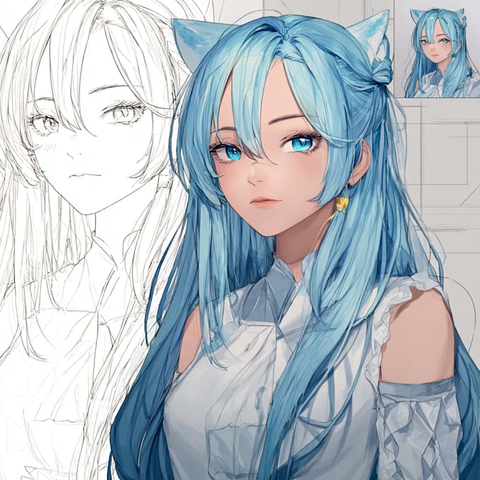 draw anime and manga illustrations