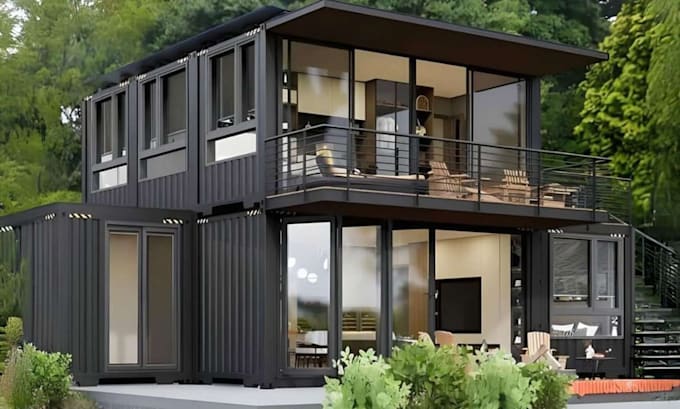 design tiny house frame house barndominium pole barn floor plan with 3d layout