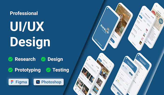 Design a modern and user friendly ui ux for your website or app by ...