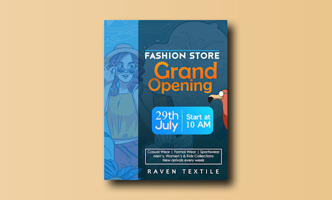 design a simple, professional and creative flyers