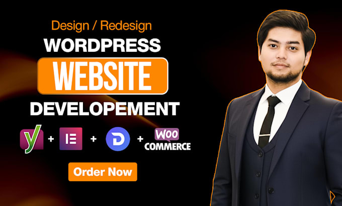 design responsive wordpress website and landing page with elementor pro
