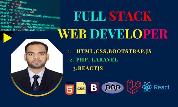 be your professional web dev and mvc dev using php core and laravel full