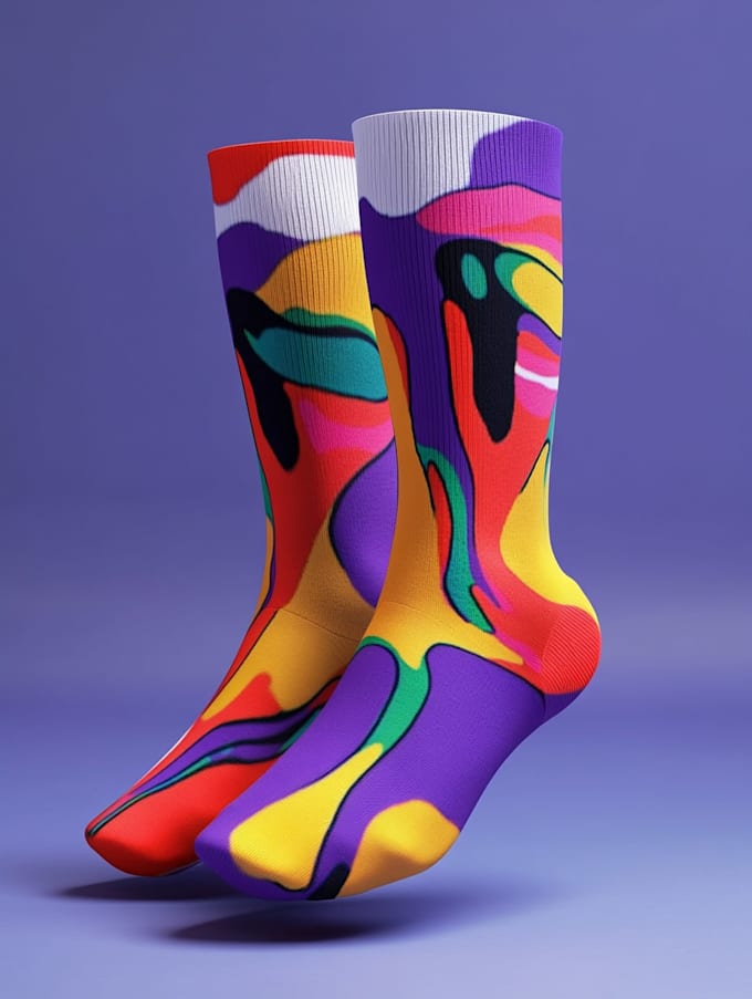 make a custom and pattern socks design