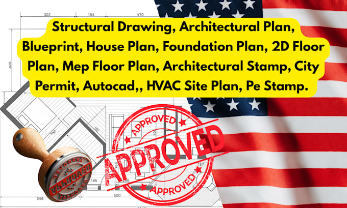 Pe stamp and draw floor plan architectural drawing mep city permit ...