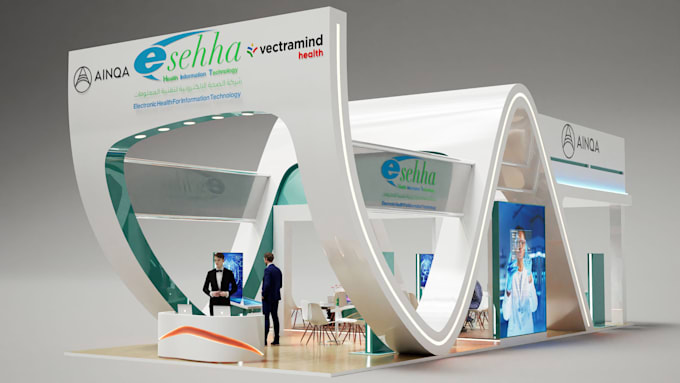 create 3d trade booth,exhibition stand,stall,both,kiosk