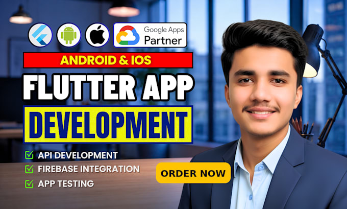 develop ios android flutter mobile app development in firebase