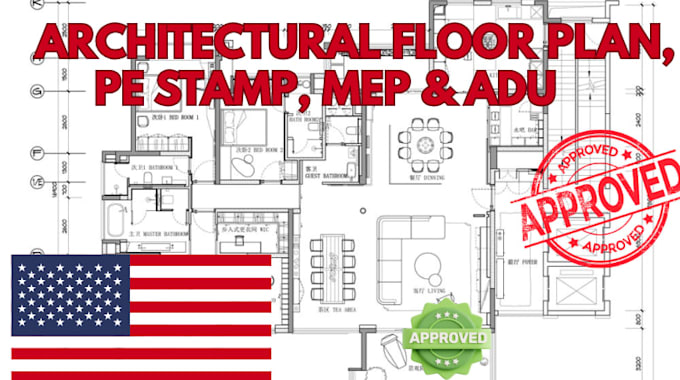 design architectural floor plan blueprint mep foundation plan