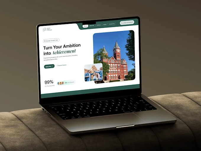 design  lms website, elearning and coaching website on wix
