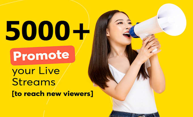 do organic youtube live stream video promotion, add views
