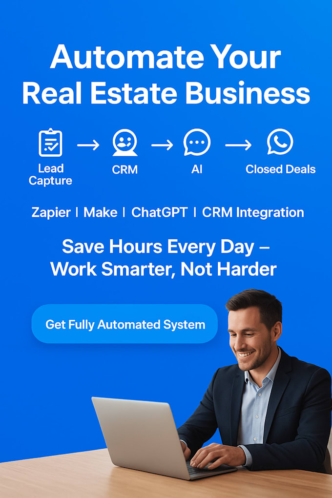 create ai powered real estate CRM automation for agents