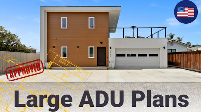 design tiny house, adu and container home floor plans with permit drawings