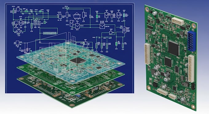 Create pcb schematic, layout, bom, and gerber files using eagle or ...