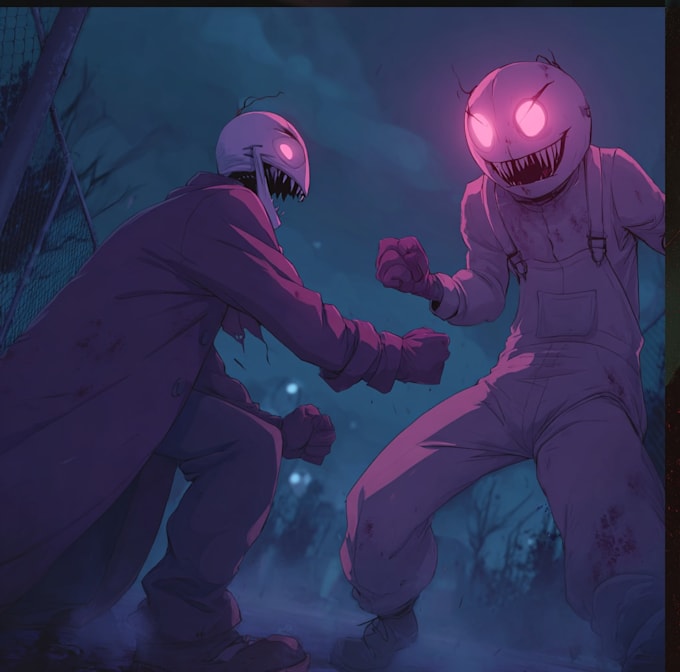 create surreal dark art with psychological horror