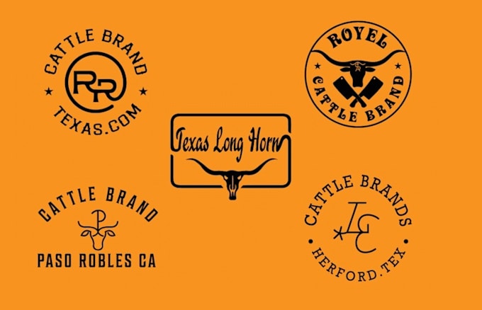 do cattle brand, western, ranch logo creation