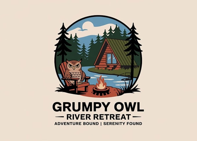 create a classic cartoon logo in vector format