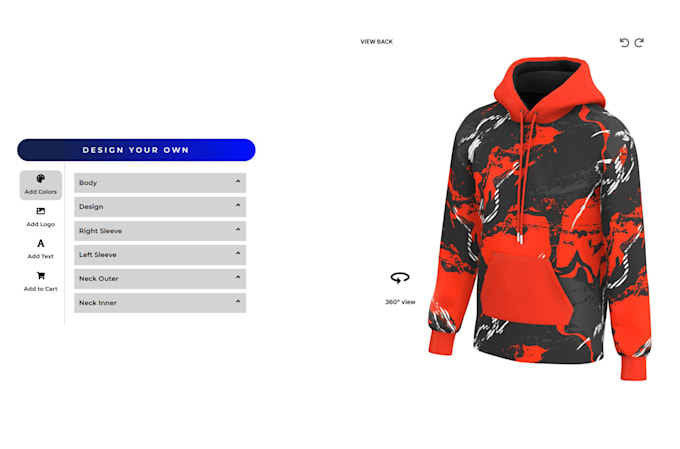 design your own product builder and 3d live customizer