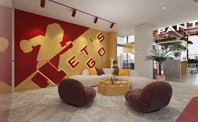 create realistic 3d office and working space renderings