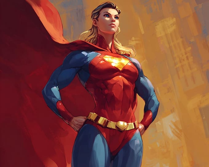create scifi, fantasy, superhero character design