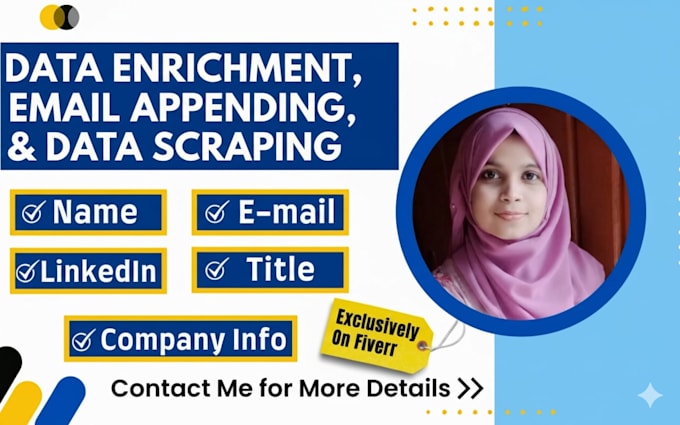 do linkedin b2b data enrichment, data appending and list building