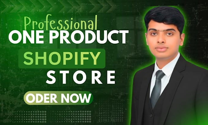 create a high converting shopify one product dropshipping store