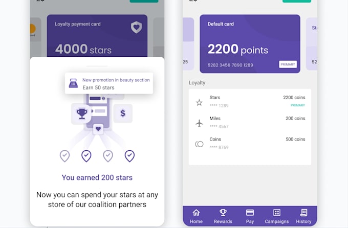 develop loyalty discount app, nfc reward claim app, nfc loyalty card program app