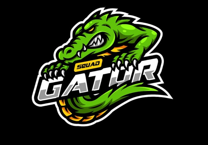 create alligator logo for your brand