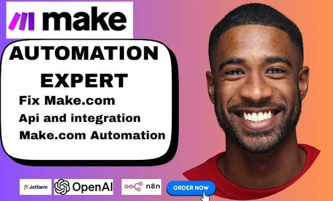 Build make com automation make com api integration expert fix make com ...