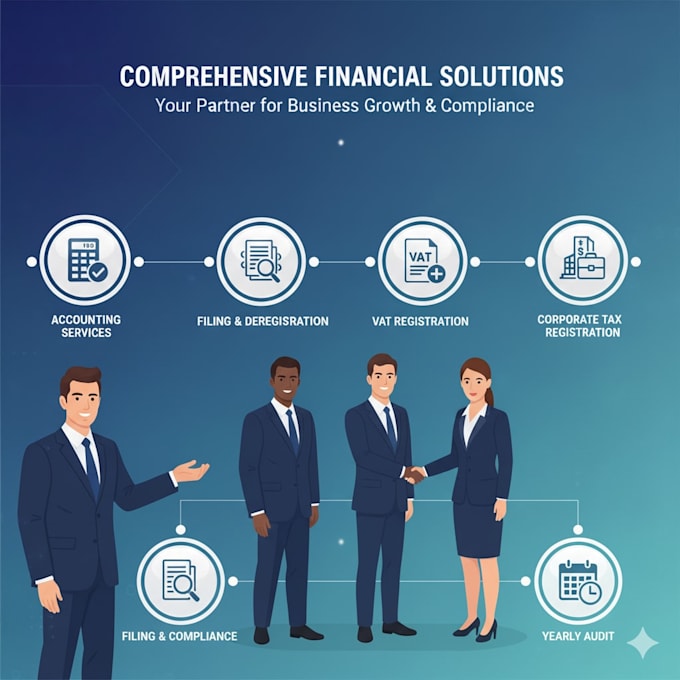 set up and manage uae accounting, bookkeeping and tax compliance for you