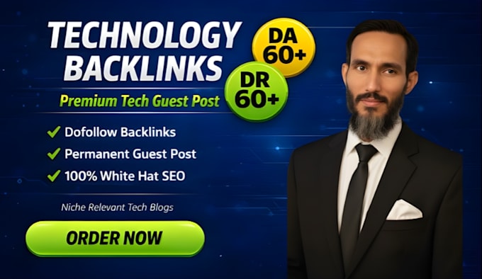 build premium technology backlinks with tech guest post