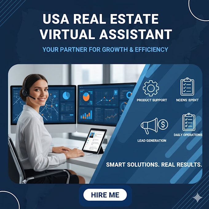 real estate virtual assistant for USA market