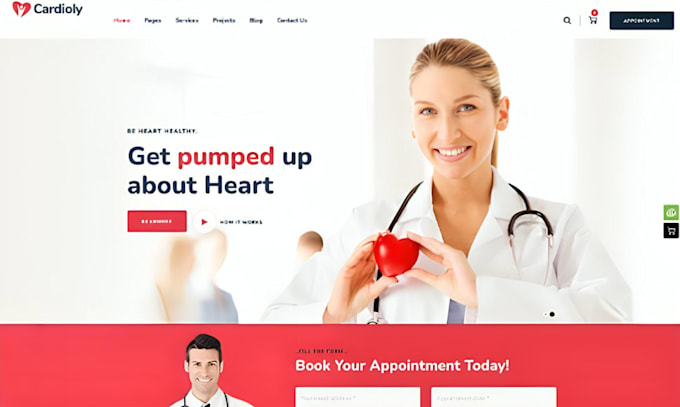 create squarespace cardiologist website cardiovascular thoracic surgoen website