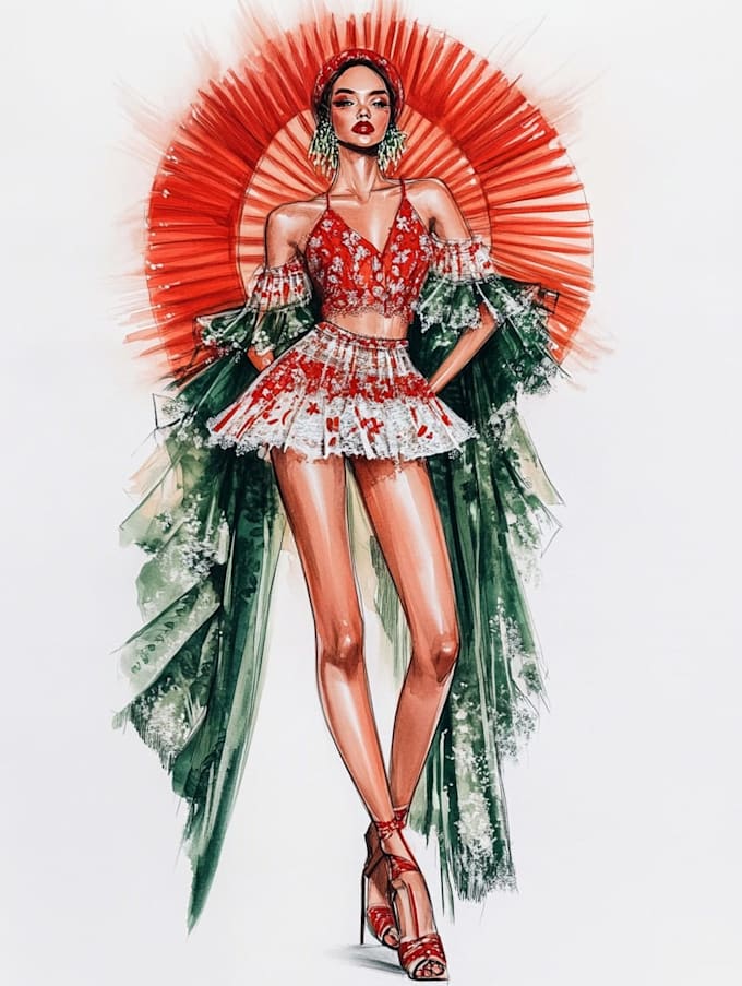 draw stylish fashion figures and illustrations