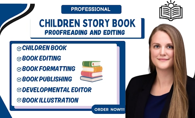 proofread and edit children story book children book editor kids story book