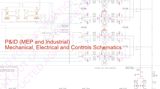 create professional mechanical and electrical schematics and pid drawings