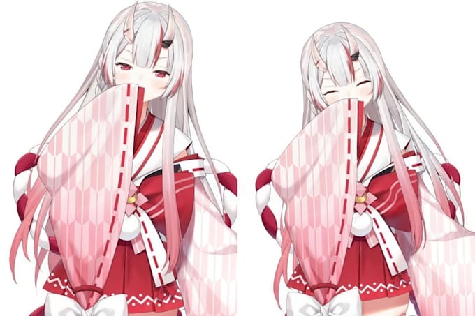 create an original vtuber model andr assets PSD  live2d