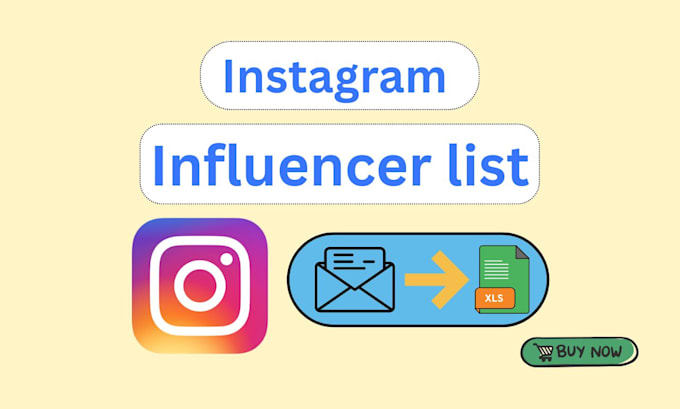find best instagram influencer email list