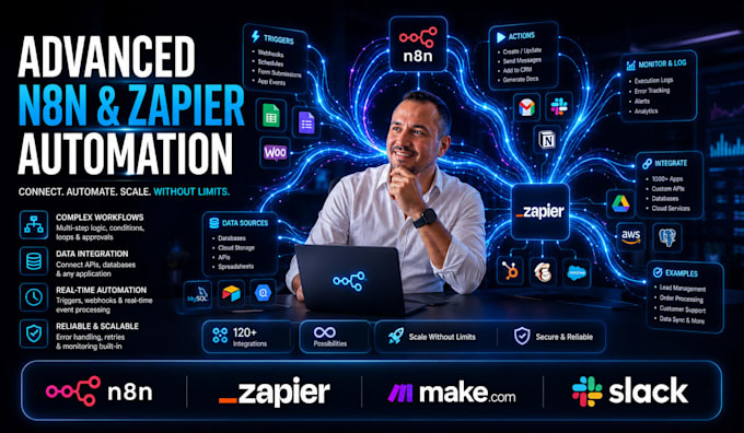 program ai agent, n8n ai automation or zapier automation