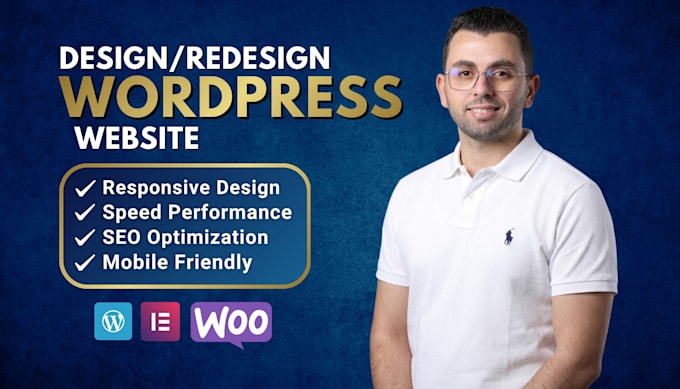 create a responsive and professional wordpress website design and development