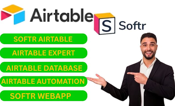 softr airtable, airtable expert, database airtable automation, softr webapp